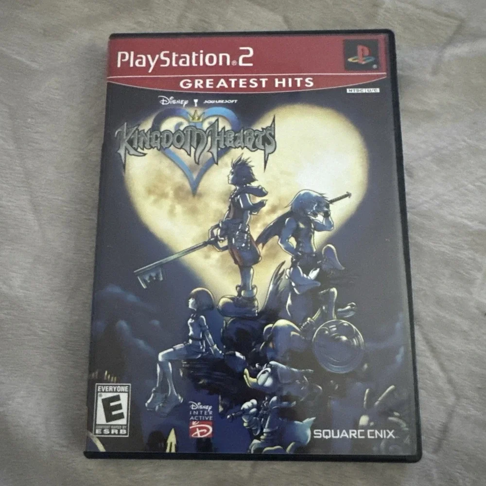 Kingdom Hearts 1 & 2 PS2 Game Bundle  Disc Light Scratches  Tested
